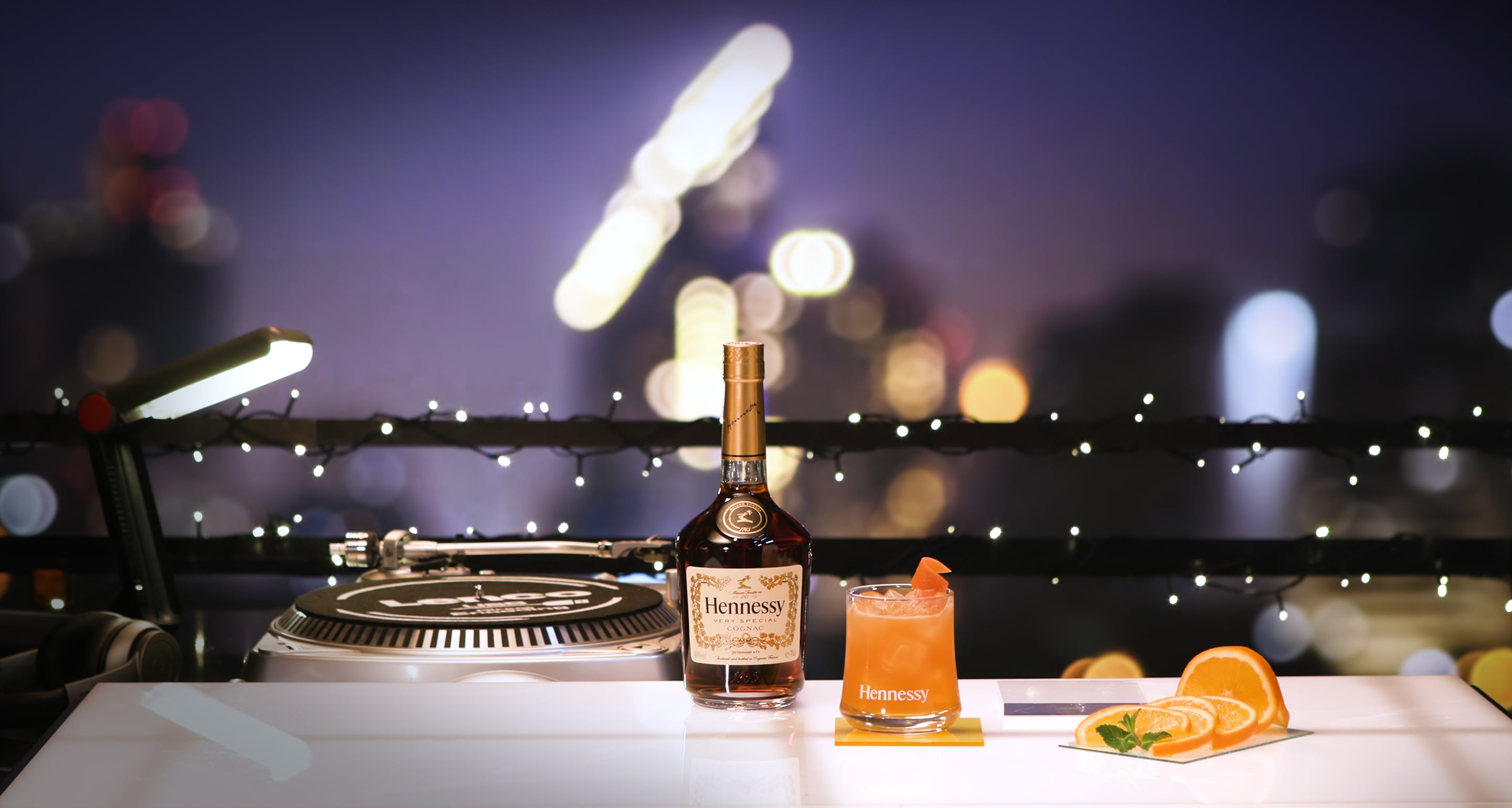 Cognac cocktail recipe Blood Orange Bitters Hennessy