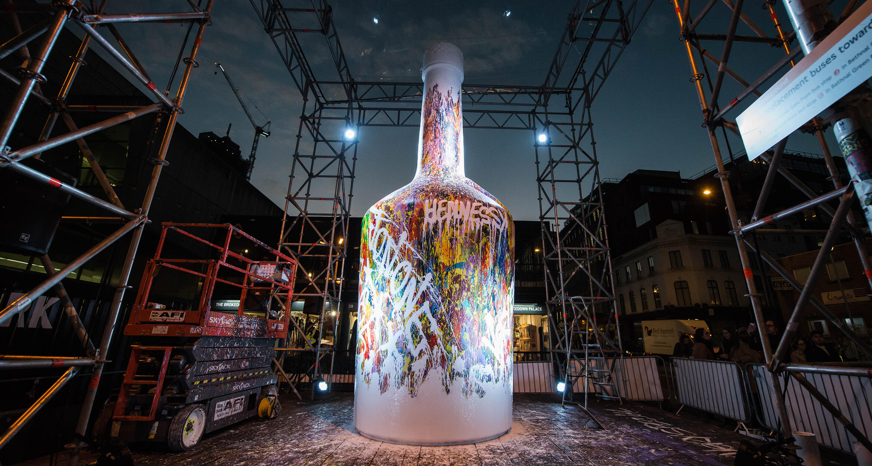 Hennessy Takes it to the Street 