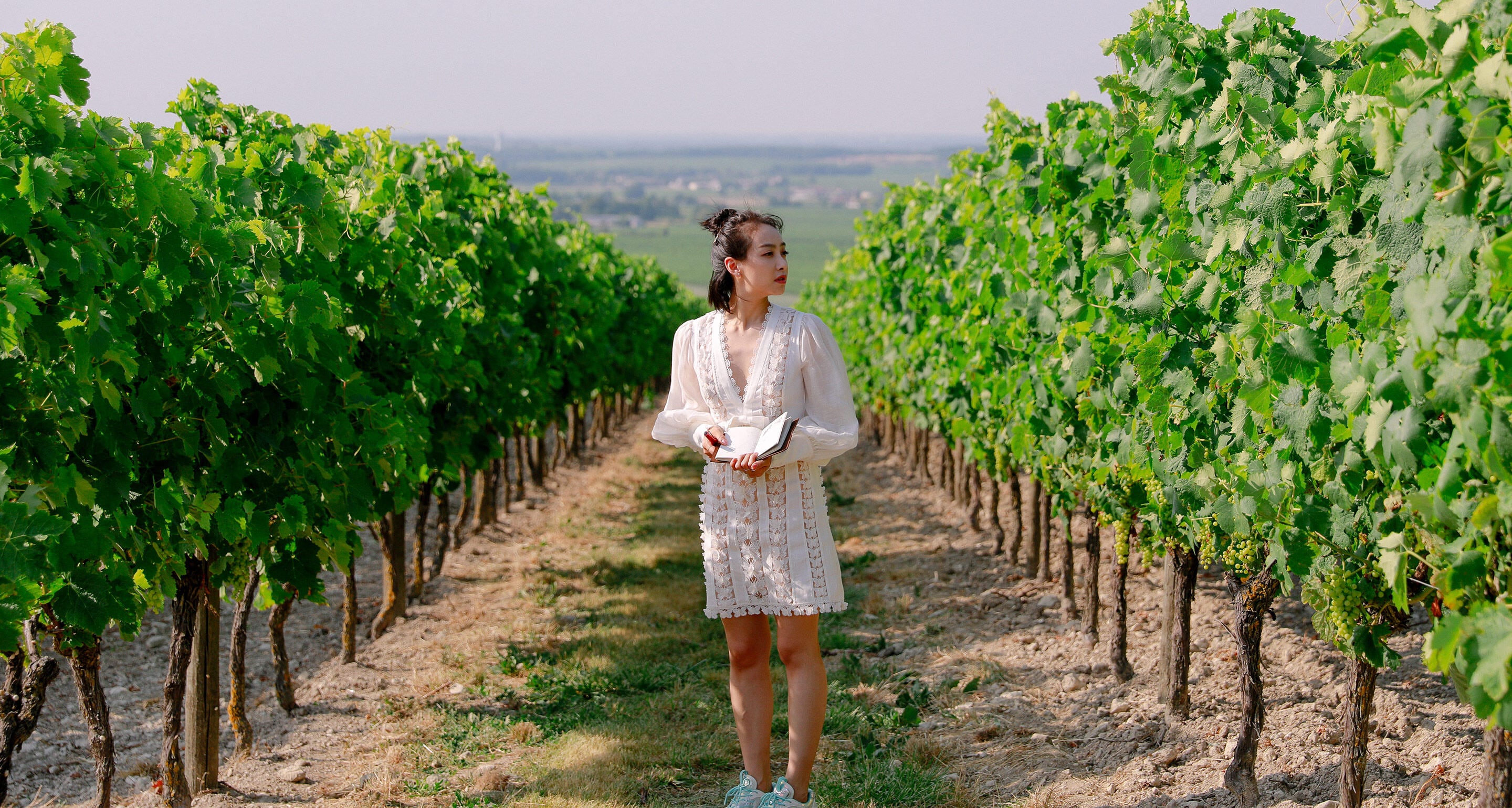 Victoria Song and Yiwei Zhou Visit the Hennessy Estate