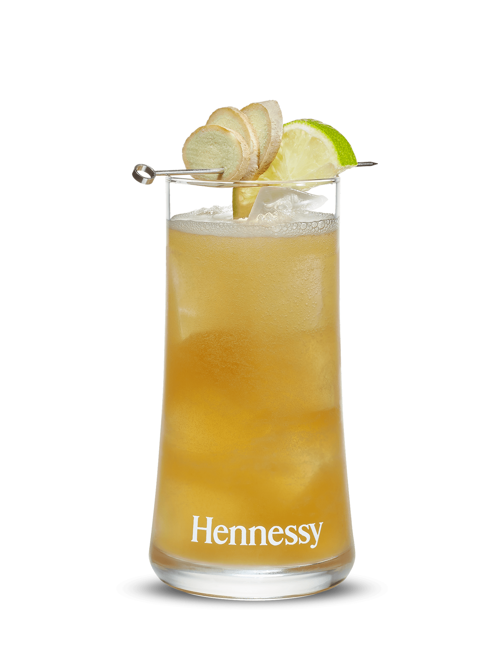 Cognac cocktail Hennessy Mule with ginger beer Hennessy